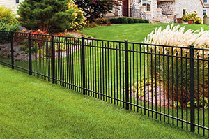 Brookhaven Residential Fences aluminum picket fence segment opt